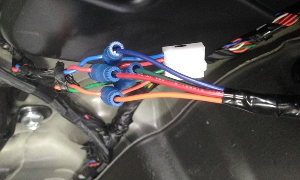 Subwoofer input wires